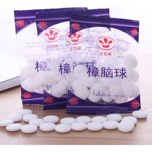 20 PCS/Pack Natural Mothballs Repellent Closet Clothes Protector, Odor Removal, Kills Wardrobe Clothes Drawer Deodorant Moths