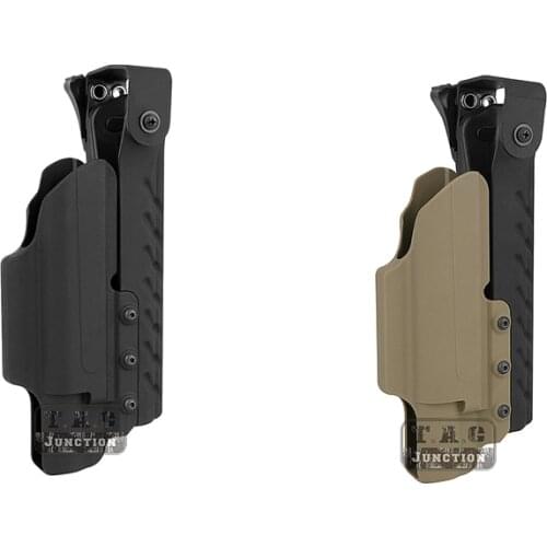 Tactical SOC RIG Level II Retention Kydex Holster w/ SF X300 Pistol Light RTI System Right Waist Holster For Glock 17 19