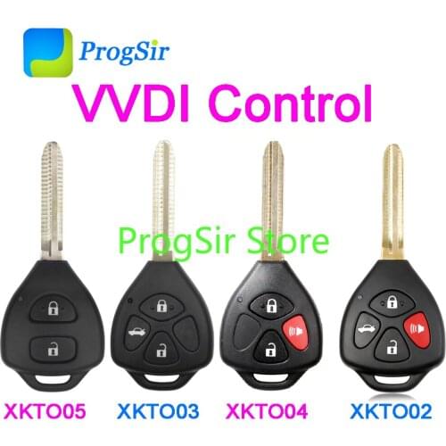 Xhorse VVDI XKTO05EN XKTO03EN XKTO02EN XKTO04EN Wire Type Universal Remote Control For Toyota With TOY43 Blade