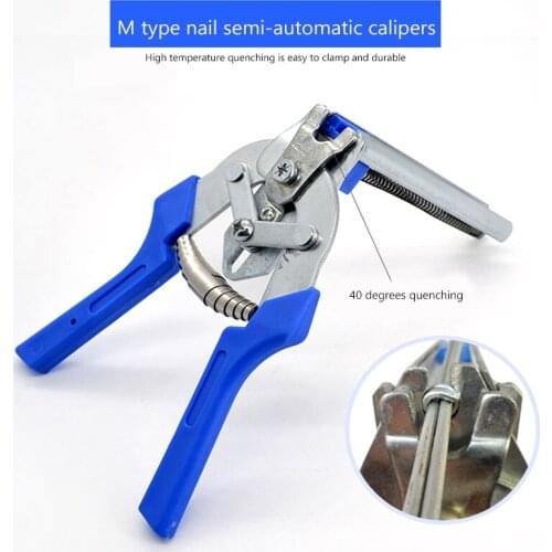 Poultry Cage Clamp Installation M Nail Fastening Clamp Chicken Rabbit Mink Fox Bird Dog Cage Clamp Installation