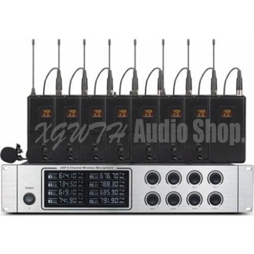 UHF Wireless Conference Microphone System Stage Performance Speech Handheld Collar Headset Chuck Wearing Gooseneck Mic