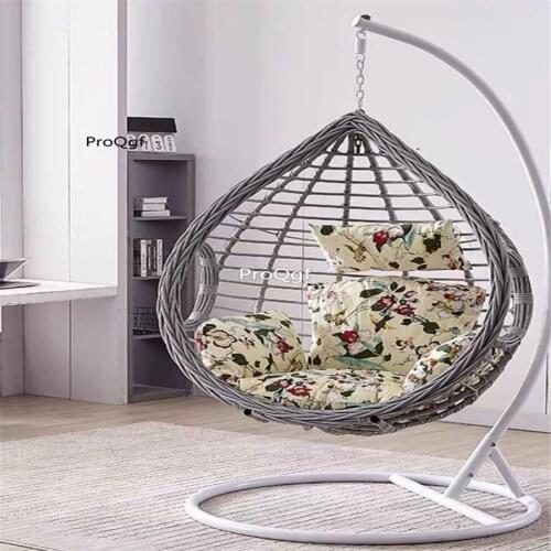 Prodgf 1 Set Many color choice Rattan Swing Chair With Shelf