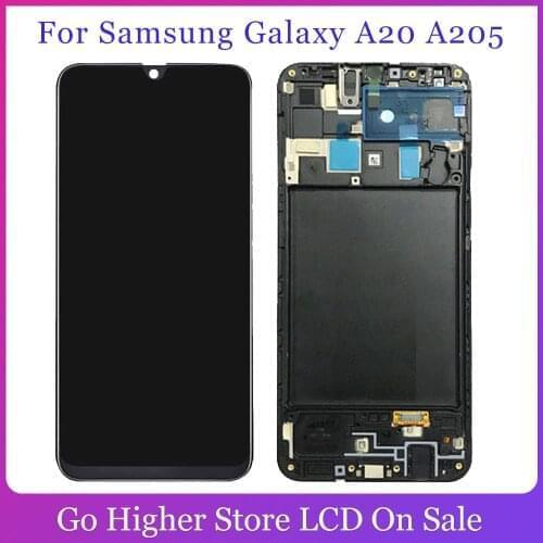 6.4'' For Samsung Galaxy A20 A205 Lcd A205F A205G/DS A205F/DS A205GN/DS SM-A205FN/DS LCD Touch Screen Display Assembly
