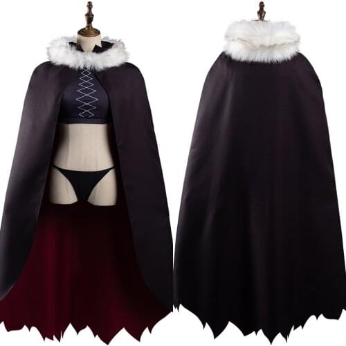 Anime Miss Kobayashi‘s Dragon Maid Ilulu Cosplay Costume Cloak Outfits Halloween Carnival Suit