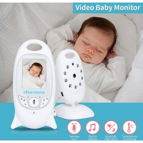 2.0" Color Video Wireless Baby Monitor Two-Way Talk Night Vision IR Night Vision Video Baby Camera with Music Temperature