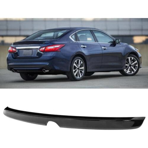 For SR OE Style Trunk Lid Spoiler Wing Fit for Nissan Altima L33 Facelift 2016 2017 2018 Car Accessories Glossy Black