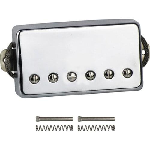 Guitar Magnets Humbucker Pickup Chrome Handmade Neck Bridge for Electric Guitar Brass Cover Parts Accessories Replacement