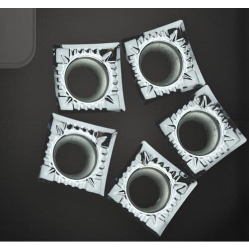 GULING 10PCS Numerical control blade aluminum car blade SCGT09T304-AK square H01 turning external and internal hole cutter head