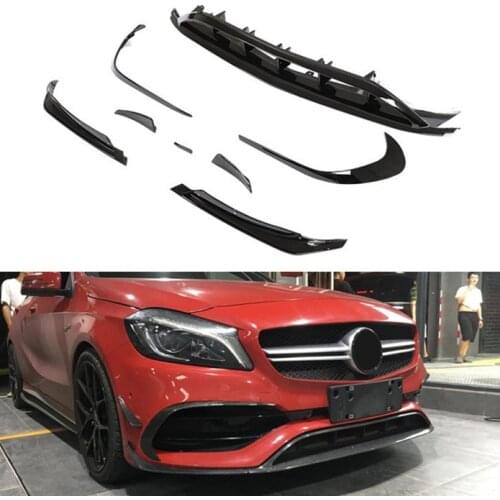 Suit For Benz Mercedes A45 Carbon Fiber Lip Wind Knife Surround Kit A200 A260 Amg Front Shovel
