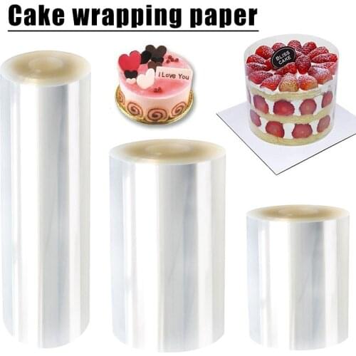 Kitchen Bakeware Acetate Film For Cake Decor Transparent Cake Surround Film Mousse Cake Sheets Surrounding Edge DIY Cake Collar