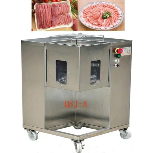 500KG/H Multifunction meat cutting machine Commercial meat slicer QSJ-A Stainless steel meat dicing cutter 110v/220v/380v 1pc