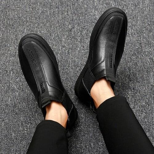 Mens Casual Shoes Hot Sale Hightop Sneakers High Top Men Casual Leather Shoes For Fashion Man Sports Mens Causal