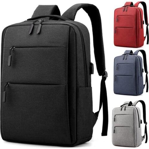 Men Laptop Backpack 15.6 Inch Office Work Backpack USB Charging Business Bag Travel Rucksack Mochila Business Bookbag