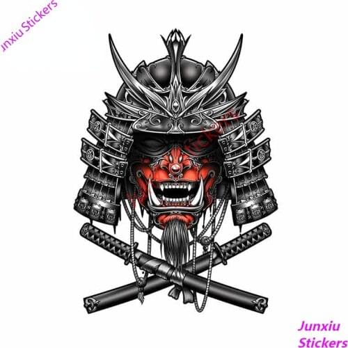 Samurai Monster Car Stickers Personality Car Accessories Creative Sticker Diesel Waterproof Sticker for JDM VAN RV Decoration