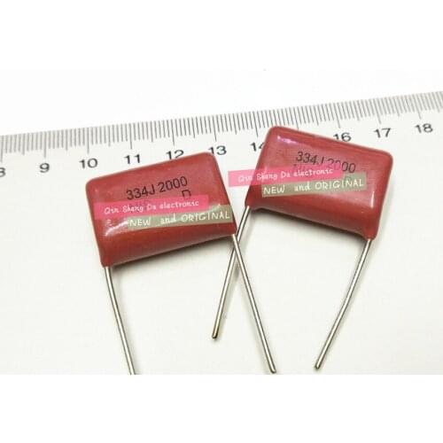 Original and new CBB film capacitance 2000V334J 2KV0.33UF 330NJ MADE IN JAPAN