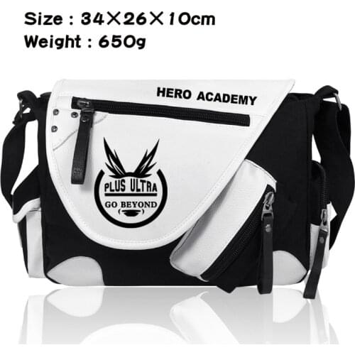 My Hero academia Cosplay Backpack School Crossbody Messenger Shoulder Drawstring Bag Pencil Case Box