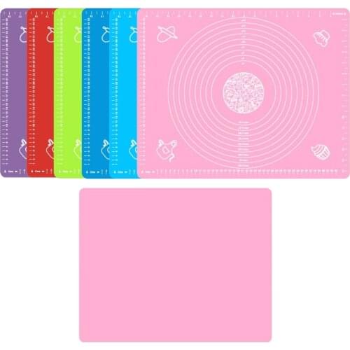 Silicone Baking Mat Non-Stick Maker Rolling Pizza Dough Biscuits Fondant Pastry Kitchen Cooking Sheet Measurement 50 * 40 CM