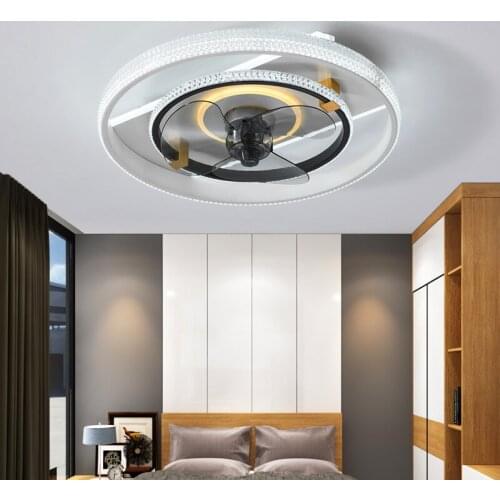 Modern decorative led ceiling lamps chandelier fan bedroom ceiling fan with led light and control ceiling fans with light
