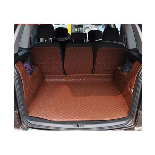 Special car trunk mats for Volkswagen Touran 7 seats 2014-2004 waterproof cargo liner boot carpets for Touran 2010,Free shipping