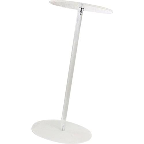 Freestanding Acrylic White Hat Stand/ Hat Rack / Wig Holder Storage Display Stand
