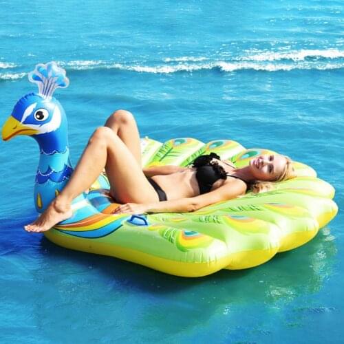Animal Floating Bed Mount Floating Row Inflatable Pool Floating Bed Swimming Rings Swim Party Tool