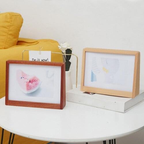 1PCS Wooden Photo Frame Specimen Sheet Picture Display Holder Home Decoration Craft Office Ornaments Home Decor