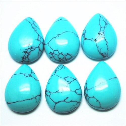 5pcs nautre gem stone cabochons Teardrops 15x20mm black onyx tiger eye golden sand green jadee red stone blue sand stone