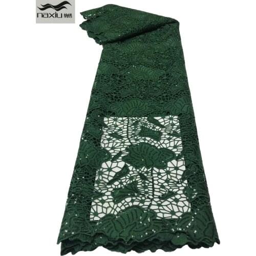 Madison African Lace Fabric With Sequins Milk Silk Lace Pink French Cord Lace Fabric For Wedding Party Sewing Sewing