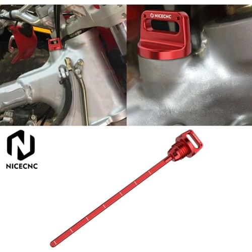 NICECNC Aluminum Engine Oil Dipstick Stick Plug For Honda XR650R XR 650R 2000-2007 2006 2005 2004 2003 2002 Billet Oil Dipstick