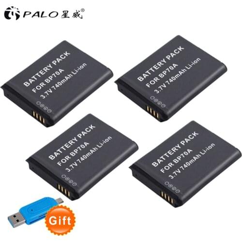BP-70A EA-BP70A IA-BP70A BP70A IABP70A Battery for SAMSUNG AQ100, DV150F, ES65, ES67, ES70, ES71, ES73,ES74,ES75,ES80,MV800 ES90