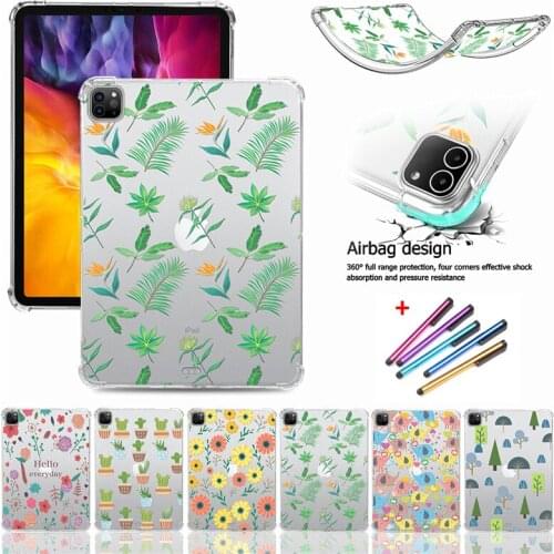 Tablet Case For iPad Pro 11 Case 2021 2020 Cute Painted Soft TPU Protective Cover For Funda iPad Pro 11 2021 2020 Case Coque