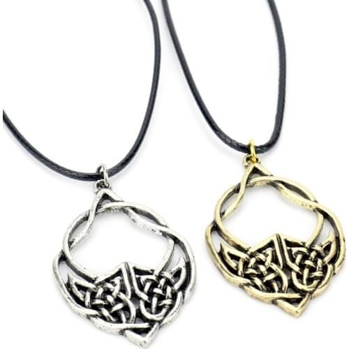 Dongsheng Viking Necklace Celtic Knot Necklace Irish Pendant Celtic Knot Necklace Jewelry -30