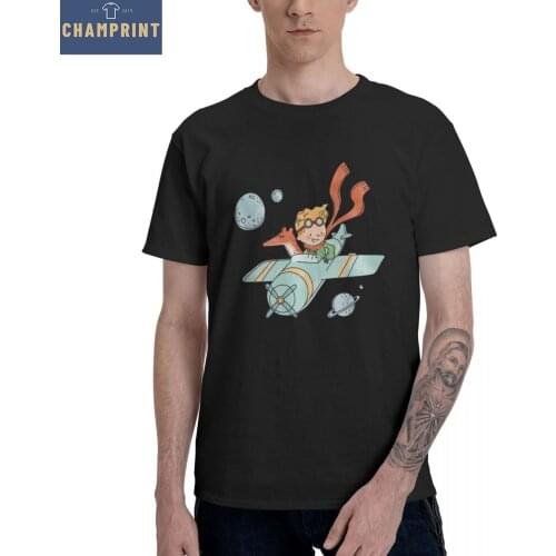 Mens The Little Prince T Shirts Cotton Clothing Novelty Short Sleeve Crew Neck Tee Shirt Gift Idea T-Shirt