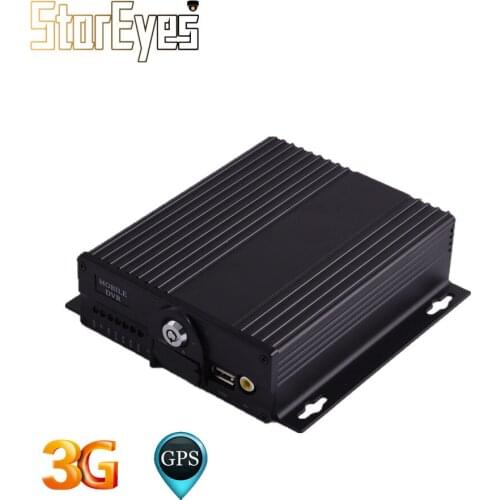 GPS 3G AHD 1080P 4Channel Double SD Card Mobile DVR for School Bus Taxi Trailer Truck Vehicle Car