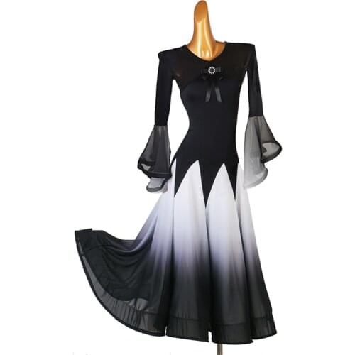 Custom Ballroom Dance Dress Women Professional Waltz Foxtrot Dresses Competition Dancing Dress