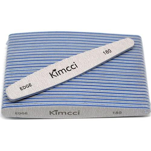 Kimcci 25pcs/Lot brand Good Quality EDGE 180 Nail Art Salon Manicure Supplies Set Sandpaper Slim Buffer Nail File Manicure Tools