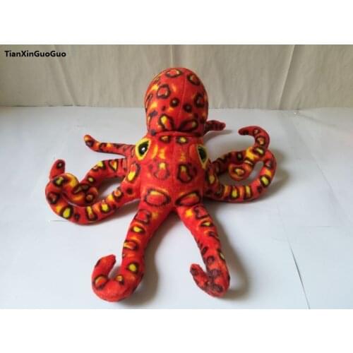 About 33cm simulation red octopus plush toy soft doll kids toy birthday gift b2707