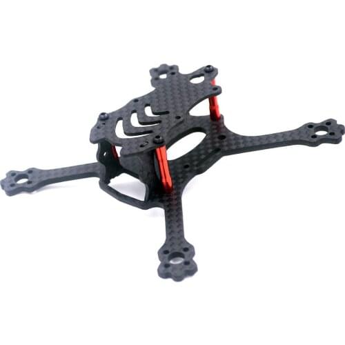 MINI ALFA-Genie110 110mm 3K carbon fiber Frame for Indoor Micro FPV Racing 2.4 inch propeller 1104 2435 2345