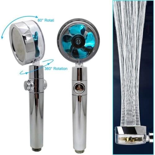 360 Degrees Rotating Shower Head Water Saving Shower Head Bathroom Accessories High Pressure Spray Nozzle