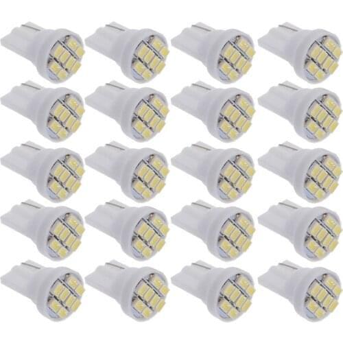 New 20 Pieces CAR LED Light 3014 8LED Car Accessories Interior Car Supplies And Others White Light Decoration