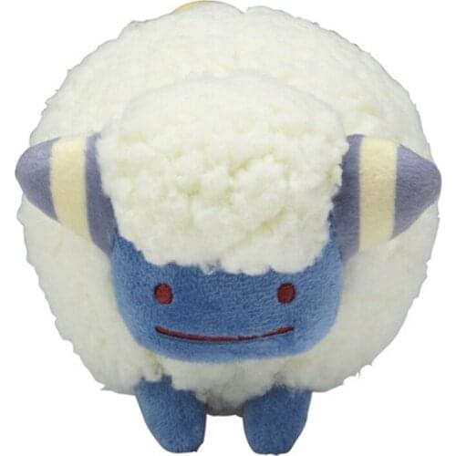 Original Pokemon Mareep Plush Toy kawaii Small Sheep Soft Stuffing Hold pillow Doll Kids Gift 30cm