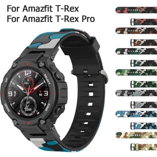 Suitable for Xiaomi amazfit T-Rex Pro silicone strap instead of Huami amazfit T-Rex watch strap