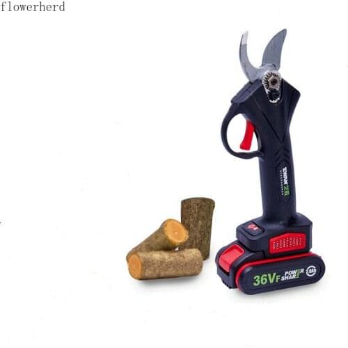 Lithium Battery Electric Pruning Shears Garden Tools Gardening Scissors Electric High Branch Thick Branch Scissors