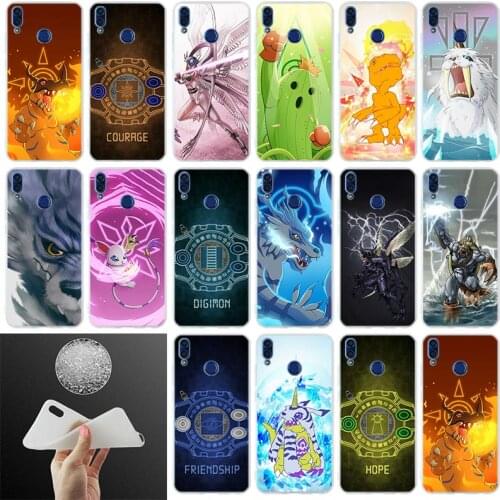Soft Silicone Cover Phone Case anime Digimon For Huawei Honor 30 20 10 9 Lite 9a 8a 7a pro 8x 10i 30s