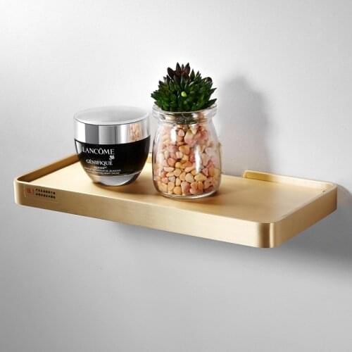 Nordic Brass Bathroom One Character Partition Towel Rack Light Luxury Wall Rack With Drawing Gold Mirror Front Dressing Table Wa