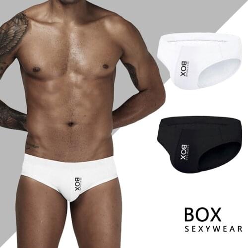 New ORLVS mens sexy underwear milk silk breathable BOX sports briefs male underpants running seamless Plus size panties MXL 2XL