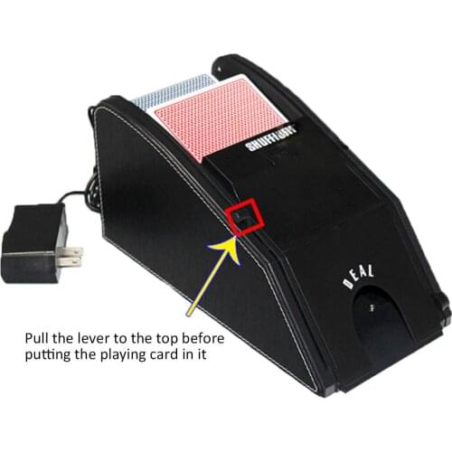 High Quality Automatic Casino 2 IN 1 Card Shuffler&Dealing Shoe Poker Card Shuffler Automatic Machine Playing Card Shuffler