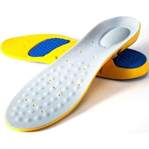 1Pair Memory Foam Orthotics Arch Pain Relief Support Sports Shoes Insoles Insert Pads Insole Women Men Sneaker Insoles S M L
