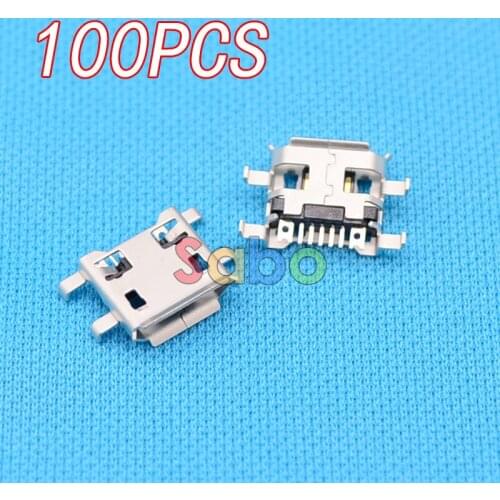 100PCS Tablet Micro USB Sockect Micro USB 5Pin Jack Connector Port For Mobile Phone Camara Laptop A-09