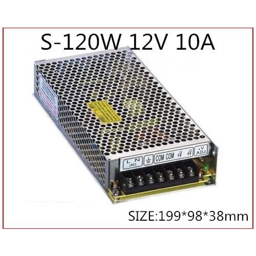 120W 12V 10A Single Output Switching power supply for LED Strip light AC-DC